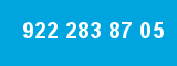922 283 87 05 922 283 87 05